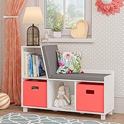 RiverRidge® 2 Pc Folding Storage Bin Set - Coral