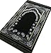 Prayer Rug - Plush Velvet Very Soft Islamic Muslim Turkish Janamaz Sajadah Carpet 'Ipek' (Green)