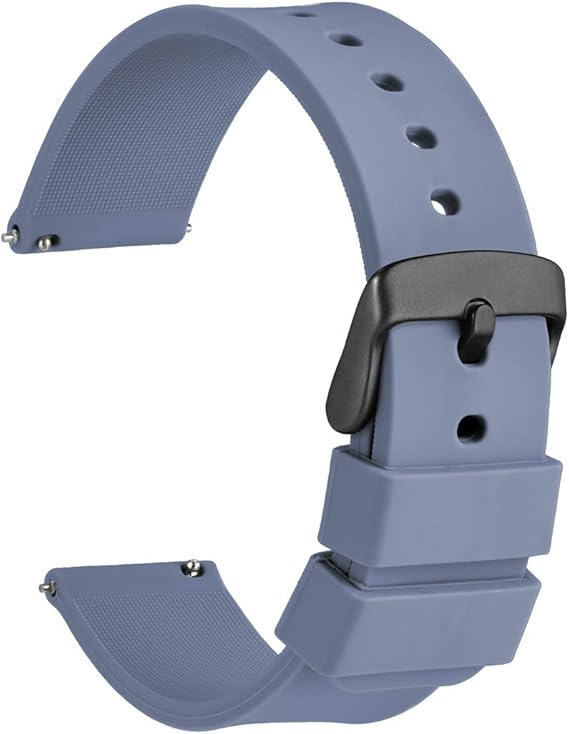 WOCCI 20mm Silicona Correa Reloj Hombre Mujer con Hebilla de ...