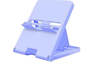 ELIATER Stand Compatible with Nintendo Switch, Adjustable Switch Playstand, Foldable Phone Stand for Desk, Compact & Portable Switch Holder Accessories (Purple)