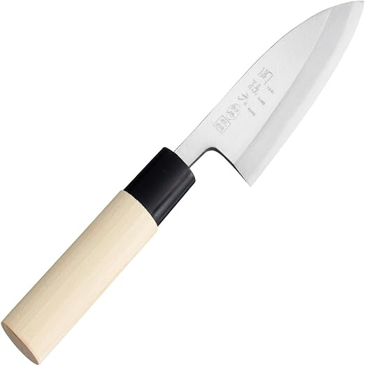 Amazon Co Jp 貝印 Kai 出刃包丁 関孫六 銀寿 本鋼 105mm 日本製 Ak50 ホーム キッチン