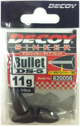 Katsuichi DS-5 Bullet Sinker DS-5 Decoy Sinker Bullet Type