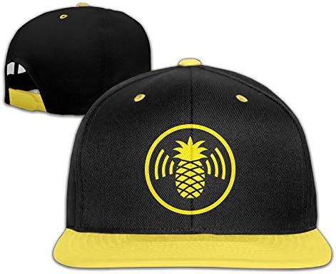 WiFi Pineapple Adjustable Unisex Hiphop Baseball Caps Graphic Snapback Hat For Youth One Size