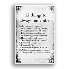 Framed Canvas Wall Art for Living Room, Bedroom Beautiful Quotes Canvas Prints for Modern Home Decoration Ready to Hang - 16"x24" inches