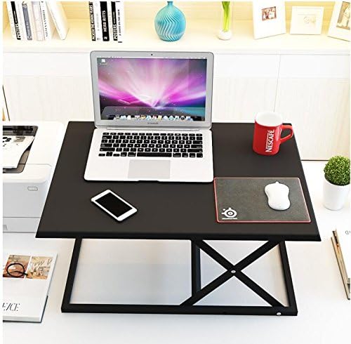 ZHANG MEI Folding Computer Desk Lift Table Stand-up Office Computer Desk Collapsible Mobile Workbench Laptop Lift Bench Sitting