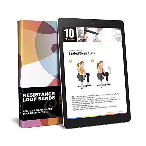 Kamileo Resistance Bands, Exercise Bands for Legs Butt Workout at Home or Gym, Set of 5 (with eBook, Poster, Workout Log & Carry Bag)
