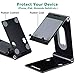 Cell Phone Stand - Cenawin Universal Nintendo Switch Stand: Foldable iPad Tablet Video Game Holder Dock with Multi-Angle for iPhone Smartphones E-reader