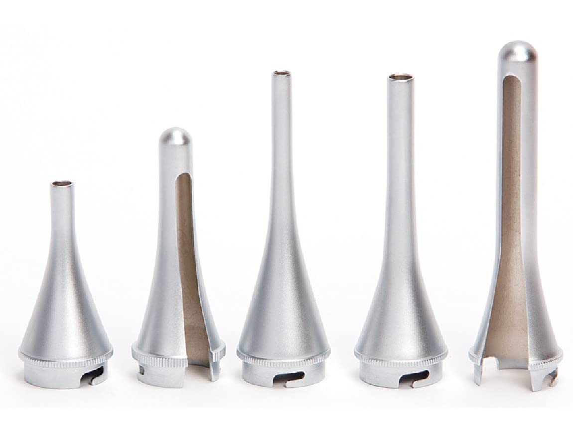 GIMA 31453 Cannula with 2 Slotted Specula, Metal (Pack of 5)