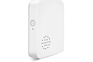 JINVOCLOUD Zigbee Wireless Vibration Sensor, 120dB Alarm, Adjustable Sensitivity, Glass Break, Vibration Detector for Alarm System & Smart Home Automation, Work with Tuya & Smart Life App