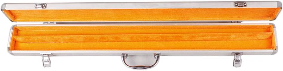 Aluminum Bamboo Flute Box Dizi Packaging Easy to Carry Wind Instrument Box Can Hold 1 To 12 5 Sticks Key of C, D, E, F, G (Size : Capacity 2)