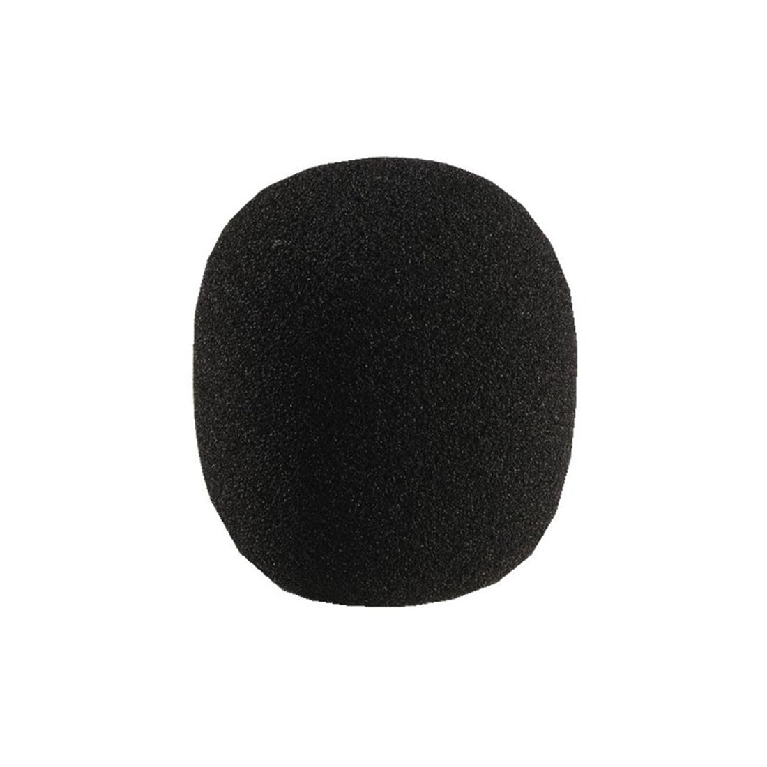 Monacor 23.2610 60x70mm Foam Microphone Windshield - Black