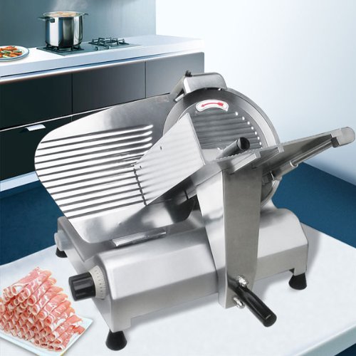Professional Food Slicer: Electric Butcher Equipment with 12 Inch Blade - Thumbnail 6