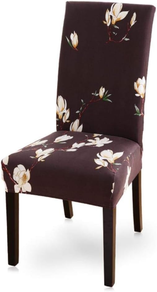 LLAAIT 1/2/4/6pcs Urijk Chair Cover Christmas Elastic Seat Chair Covers Stretch High Back Slipcovers Christmas Hotel Banquet Party,W,United States