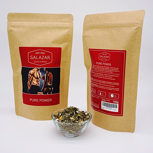 Salazar Pure Power 150g | Fitness Tee | Power-Up nach dem Workout | Sencha, Ginkgo, Himbeerblätter, Goji, Ingwer… – Bild 8
