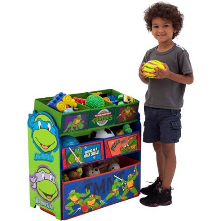 Delta Nickelodeon Teenage Mutant Ninja Turtles Multi-Bin Toy Organizer, Green