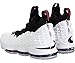 NIKE Men's Lebron XV Machine 61 Basketball Shoe White/Black/University RED