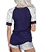 FUNOC Women's Lace Stitching Short Sleeve Blouse Top