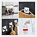Glam Hobby 4-Pack Coat/Robe/Towel Hook 3M Self Adhesive SUS 304 Stainless Steel Brushed Finish Bathroom Kitchen Organizer