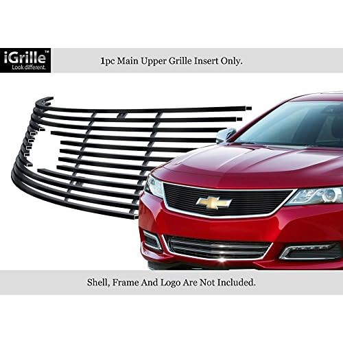 Black Floor Mats 2014 2018 Chevy Impala Embroidered Double
