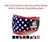 Fitplicity Premium Elastic Wrist Wraps (Old Glory)