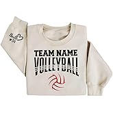 Personalized Volleyball Sweatshirt, Volleyball Sweatshirt, Volleyball Mom Shirt, Custom Gift for Mom