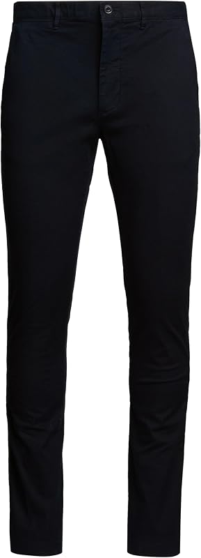 Herren Chino Hose Bleecker Essential Twill Slim Fit, Blau (Desert Sky), 28W/36L