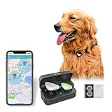 PETFON Dog GPS Tracker, No Monthly Fee, Real-Time