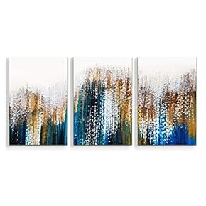 signwin 3 Piece Canvas Wall Art Abstract Color...