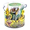 KandyToys 18 Piece Dinosaurs Play Set in Tub – Prehistoric Playset with Toy Dinosaurs and Play Mat