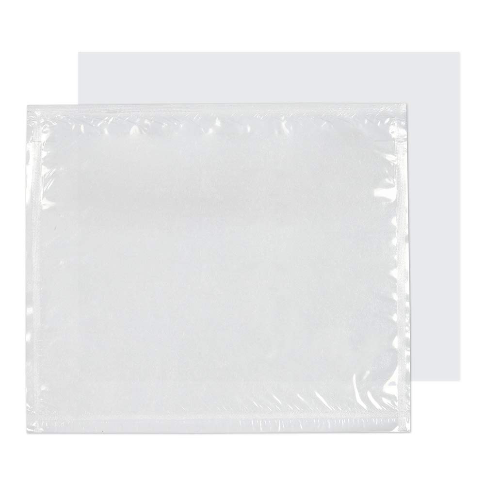 Blake Purely Packaging C7 123 x 111 mm Plain Documents Enclosed Wallet Envelopes Peel and Seal (PDE10) Clear - Pack of 1000