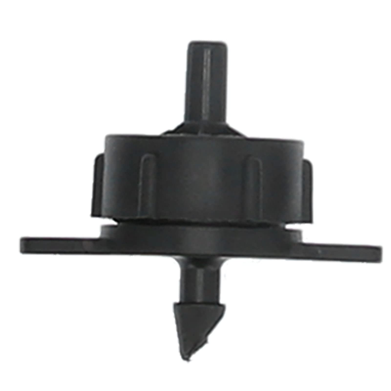 Jeffergarden 100pcs Irrigation Drippers Sprinklers 4/7 Hose Emitter Dripper 4L Pressure Compensating Micro Drip Irrigation Sprinklers for Watering System