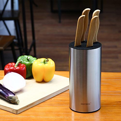EBUYBEST 23×11.2×11.2cm Universal Stainless Steel Knife Holder knife block knife stand