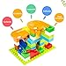 Victostar Marble Run Building Blocks Construction Toys Set Puzzle Race Track for Kids 97 Pieces