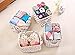 LNHOMY Foldable Fabric Storage Baskets Bins Cloth Collapsible Organizers Baby Toys,Makeup,Books,Shelves & Desks Pack 4
