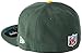 NFL Mens Green Bay Packers On Field 5950 Dark Green Game Cap By New Era