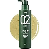 AMOS PROFESSIONAL The Green Tea Shampoo [Fresh - For Oily Scalp] 17.6oz (500g) | Anti-Thinning & Anti- Hair Loss Shampoo for Hair Growth and Cleanse Excess Sebum | Korean Hair Salon Brand
