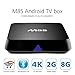 AKASO M8S 4K Android TV Box with Amlogic S812 Quad Core, 2GB RAM, 8GB Flash, Fully Loaded KODI With Octa-core GPU, HDMI Dual Band Wifi 2.4GHz 5GHz Bluetooth 4.0 Streaming Media Player