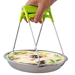 EVANA Stainless Steel Kitchen Foldable Hot Dish Lifter and Retriever (Colours As Available)