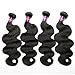 HEBE 7A Brazilian Virgin Human Hair 3 Bundles Brazilian Body Wave 100% Unprocessed Human Hair Weave Natural Color