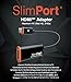 Analogix Semiconductor SP6001 SlimPort Micro-USB to 4K HDMI Adapter for LG V10, LG G4, LG G3, BlackBerry PRIV, Nexus 5/Nexus 7 (2013), and Other SlimPort-Enabled Phones and Tablets