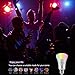 Wi-Fi Smart LED Light Bulb, Dimmable 60W Equivalent(7W), Smartphone Controlled Multicolored Color Changing Lights, No Hub Required, Work with Amazon Alexa