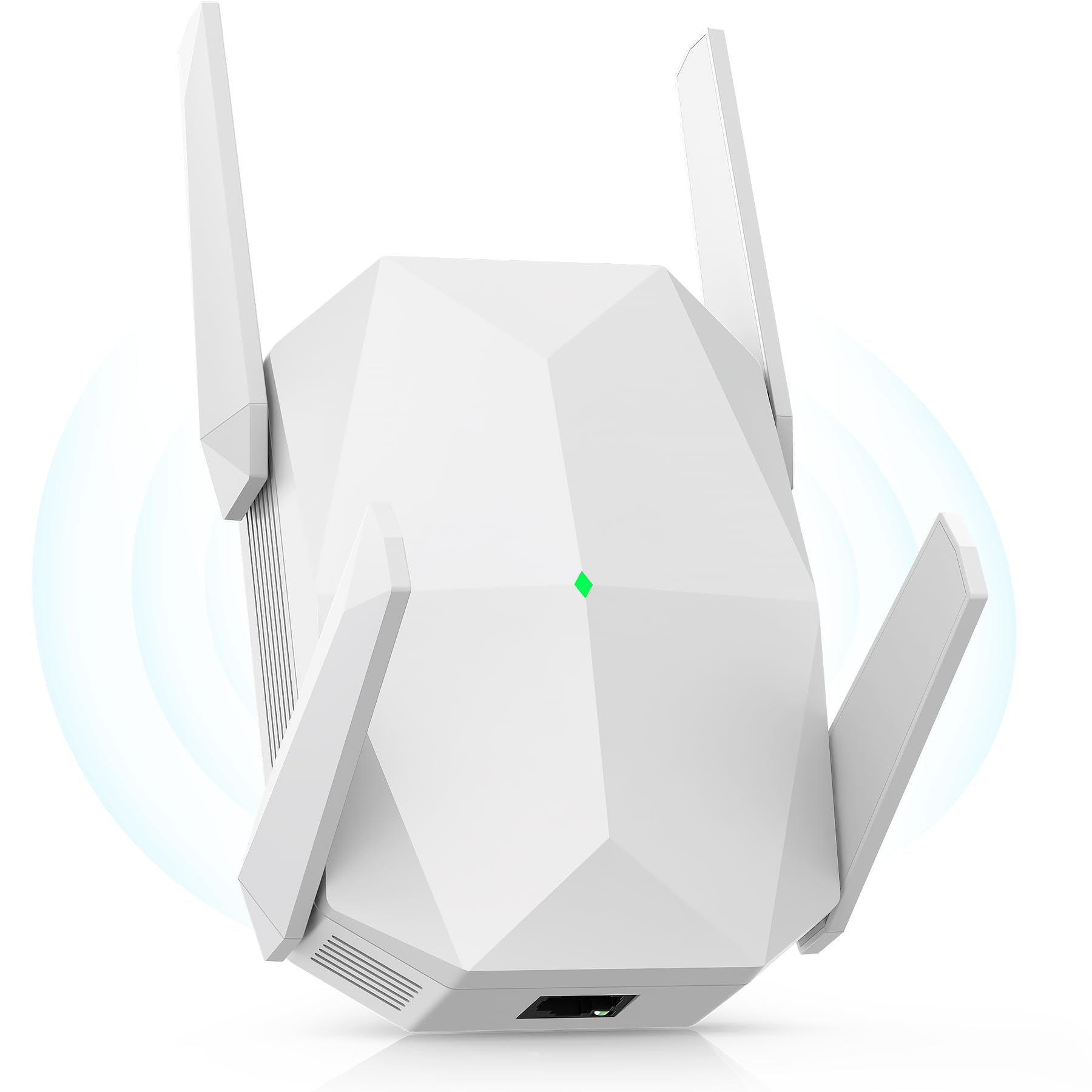 Photo 1 of 2026 AX3000 WiFi 6 Extender Signal Booster, Multi-Link Connectivity Internet Extender WiFi Booster for Home, Dual Band Long Range WiFi Repeater, Up to 19000 Sq. Ft., Easy Setup, Support 100+ Devices