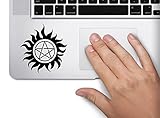 Supernatural Symbol Decal Funny Laptop Skin Macbook Trackpad Keypad Sticker Window