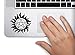Supernatural Symbol Decal Funny Laptop Skin Macbook Trackpad Keypad Sticker Window