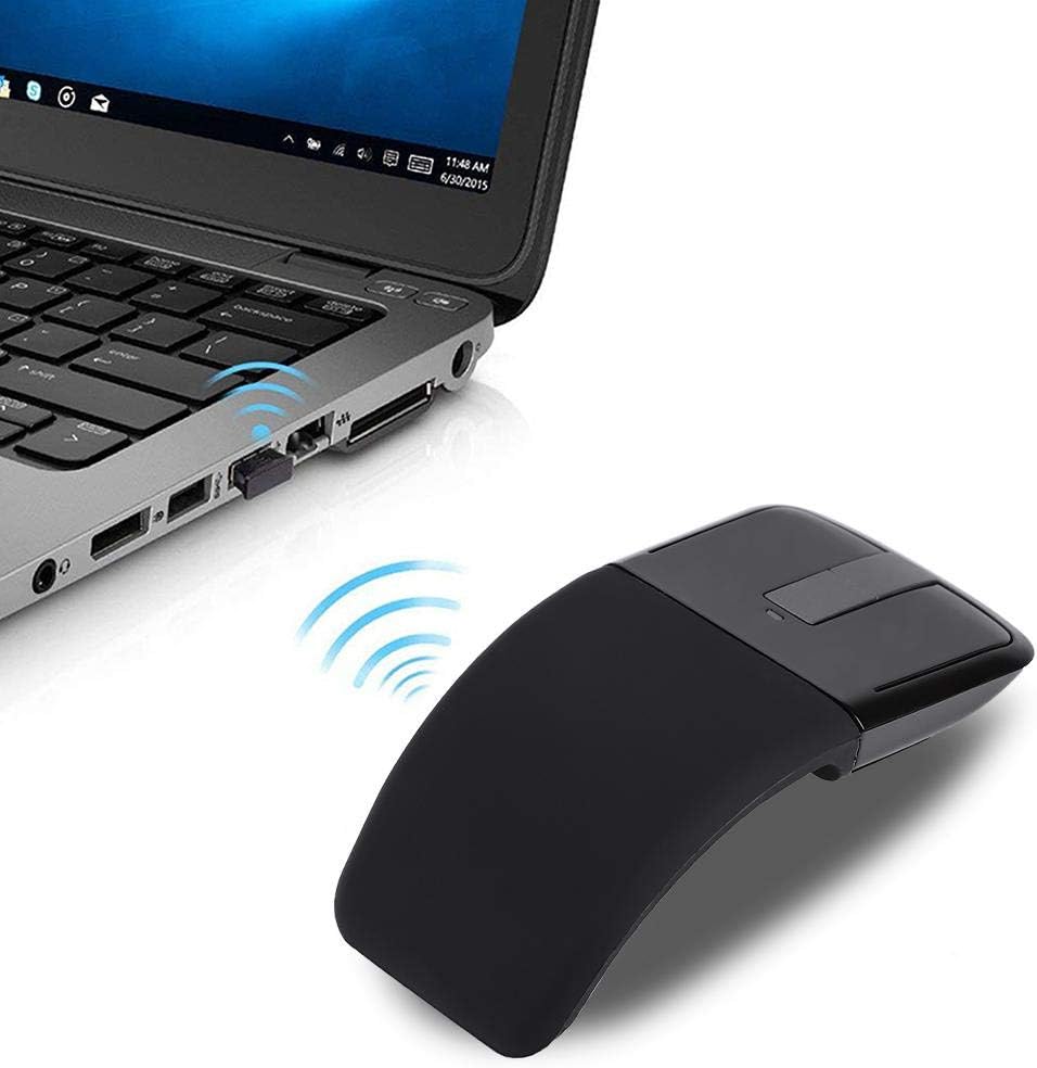 Socobeta Wireless Mouse Touch Thin Arc Optical Mouse Energy saving High sensitivity Folding Mouse for Computer - Image 4