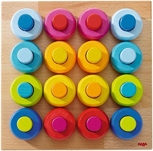 HABA Rainbow Whirls Pegging Game (Made in Germany)