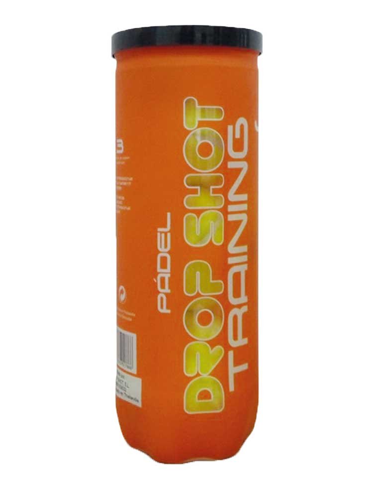 Drop Shot 3 Pieces Training Padel Balls - Yellow, One size