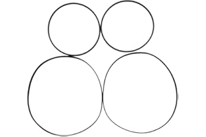 GinTai Belts Dual Deck Cassette Player Replacement for Sony TC-WE435/TC-WE475/TC-WE635/ TC-WE775/TC-WE425/TCWE435/TCWE635/TCW