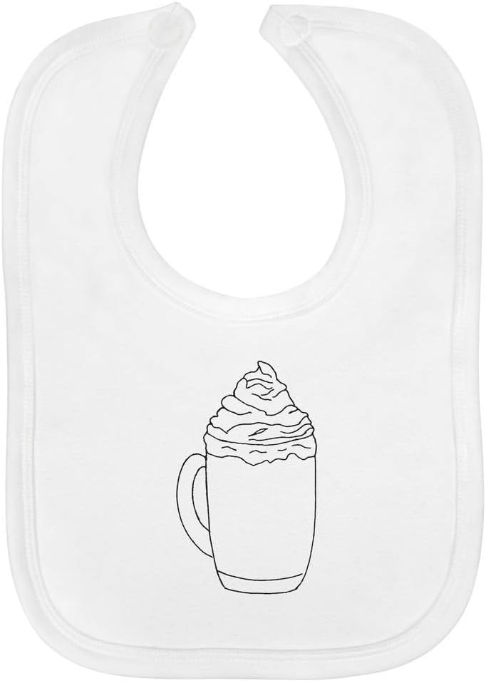 Azeeda 'Creamy Latte' Baby Bib (BI00015826)