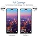 Lanhiem 2-Pack Tempered Glass Screen Protector - Compatible with Huawei P20 Pro, Shatterproof Screen Film [Case-Friendly], HD Full Coverage, Bubble-Free, Anti-Scratch, Edge to Edge Protection